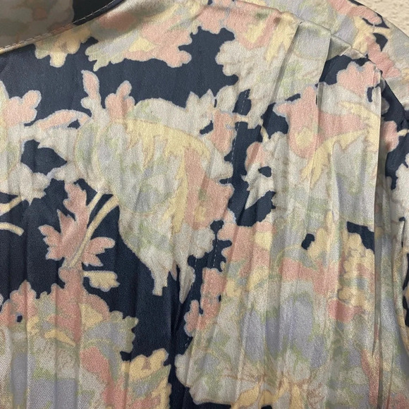 NWT Vince Lotus Print Crinkle Top Size 3X - Picture 5 of 5